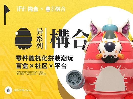 構合零件随机拼装潮玩盲盒