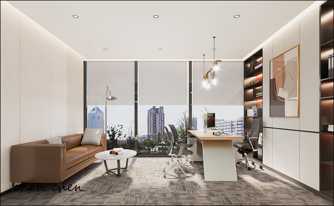 星夜设计 | 线性的律动,炽造办公室改造