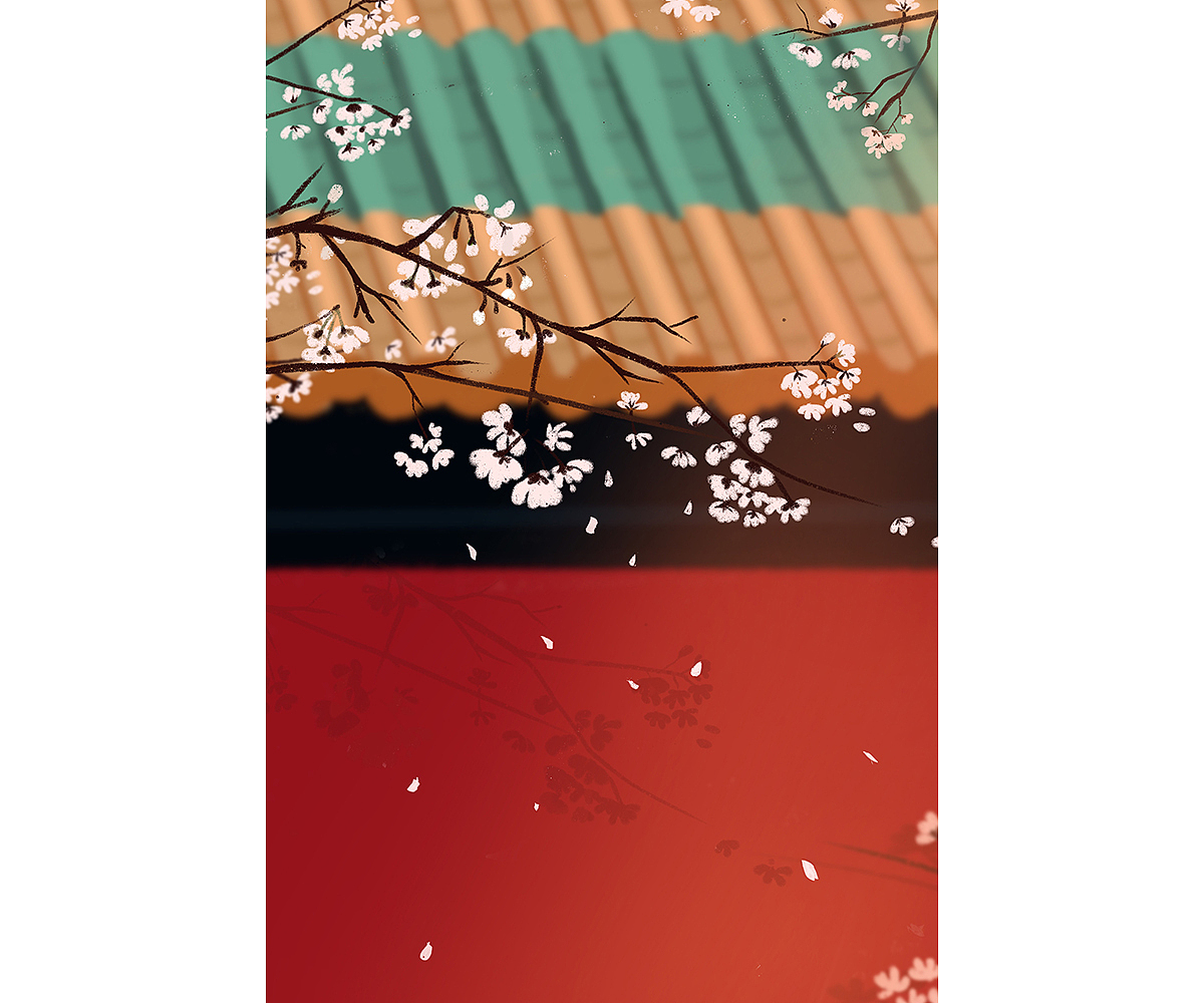 故宫红系列插画