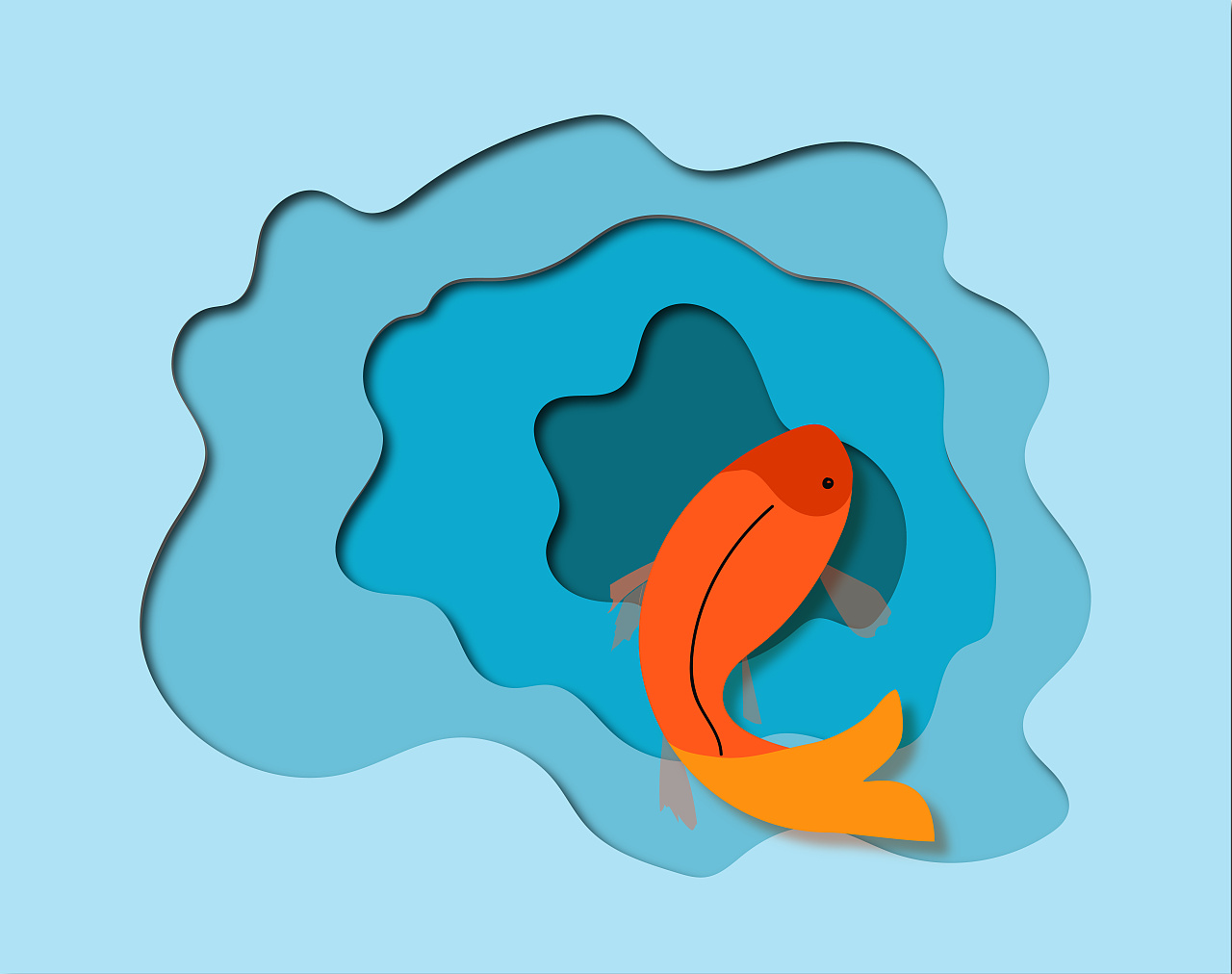 「like29 插画」家里唯一活下来的小鱼