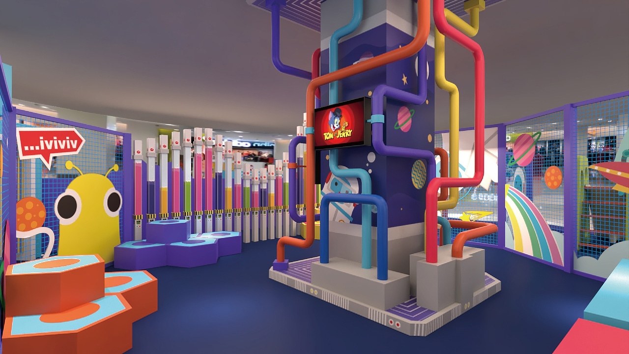 大连乐都汇室内美陈design