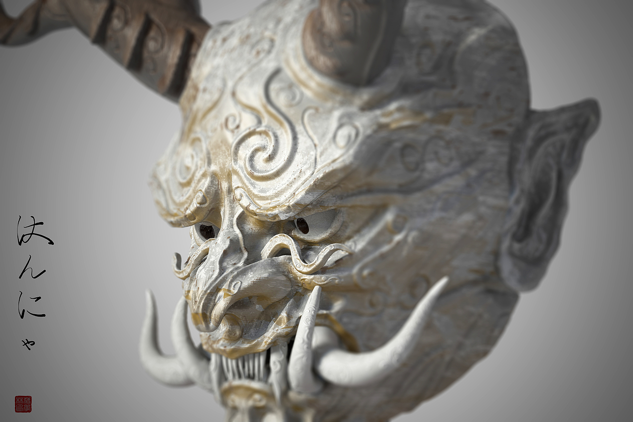般若(Hannya)（图ZMjA2NzI3MjE2） - 其他三维 - 站酷设计师幻坊造物Jiang原创素材 - 站酷ZCOOL