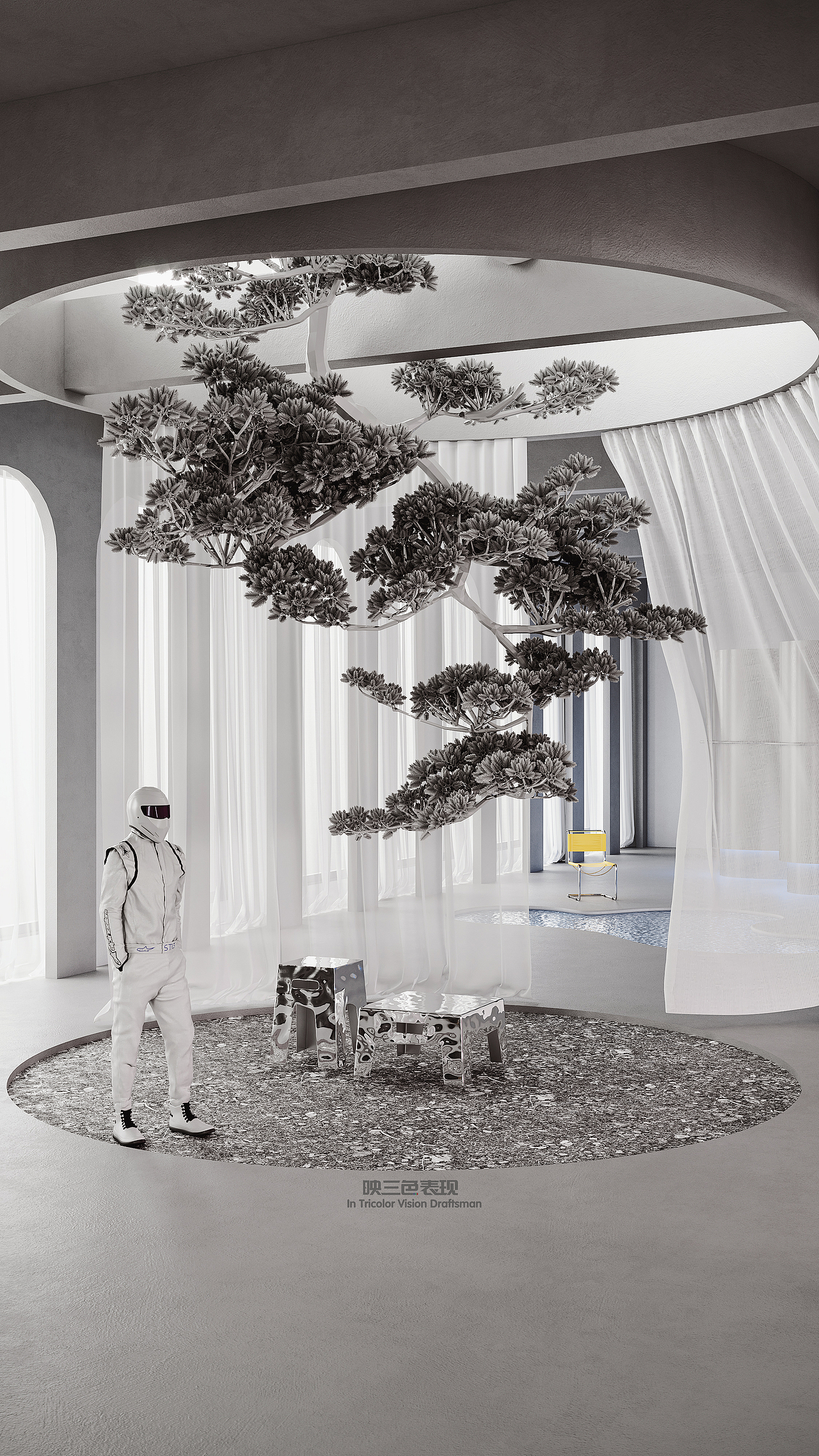 in-Tricolor ：解构经典与陆离配色，引领科幻未来风潮（图ZMjY5MDEzMTEy） - 商业空间设计 - 站酷设计师映三色视觉表现原创素材 - 站酷ZCOOL