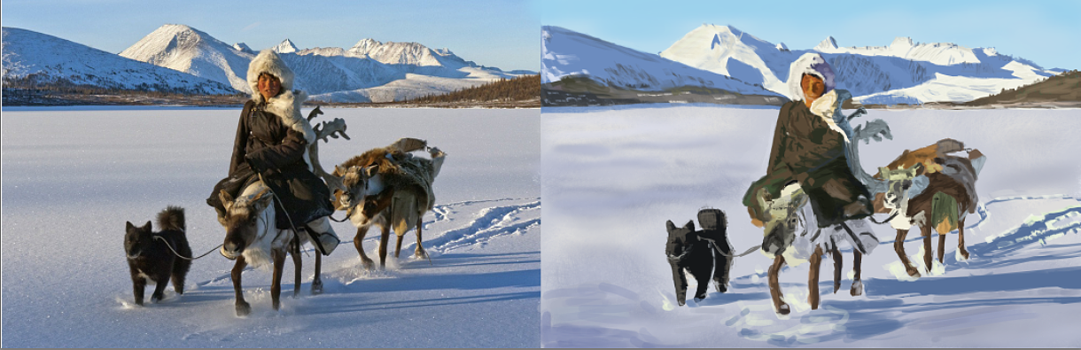 第一次完整的临摹