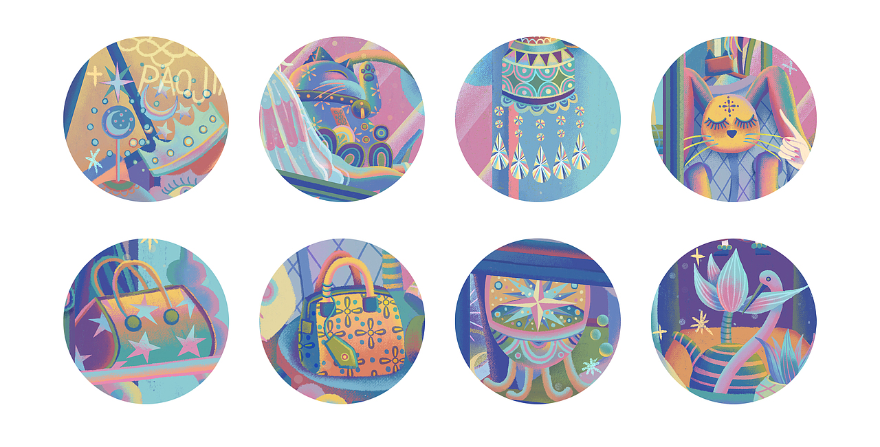 插画练习总结（图ZMjc2MTI4NzI4） - 商业插画 - 站酷设计师泡椒喵喵喵原创素材 - 站酷ZCOOL