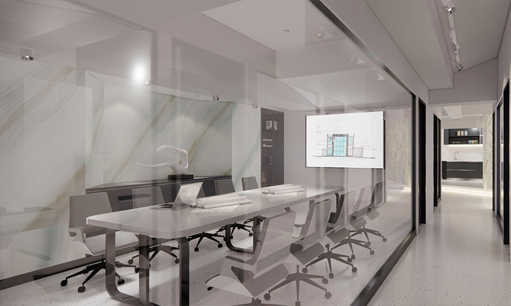 成都办公室设计|路桥公司办公室设计