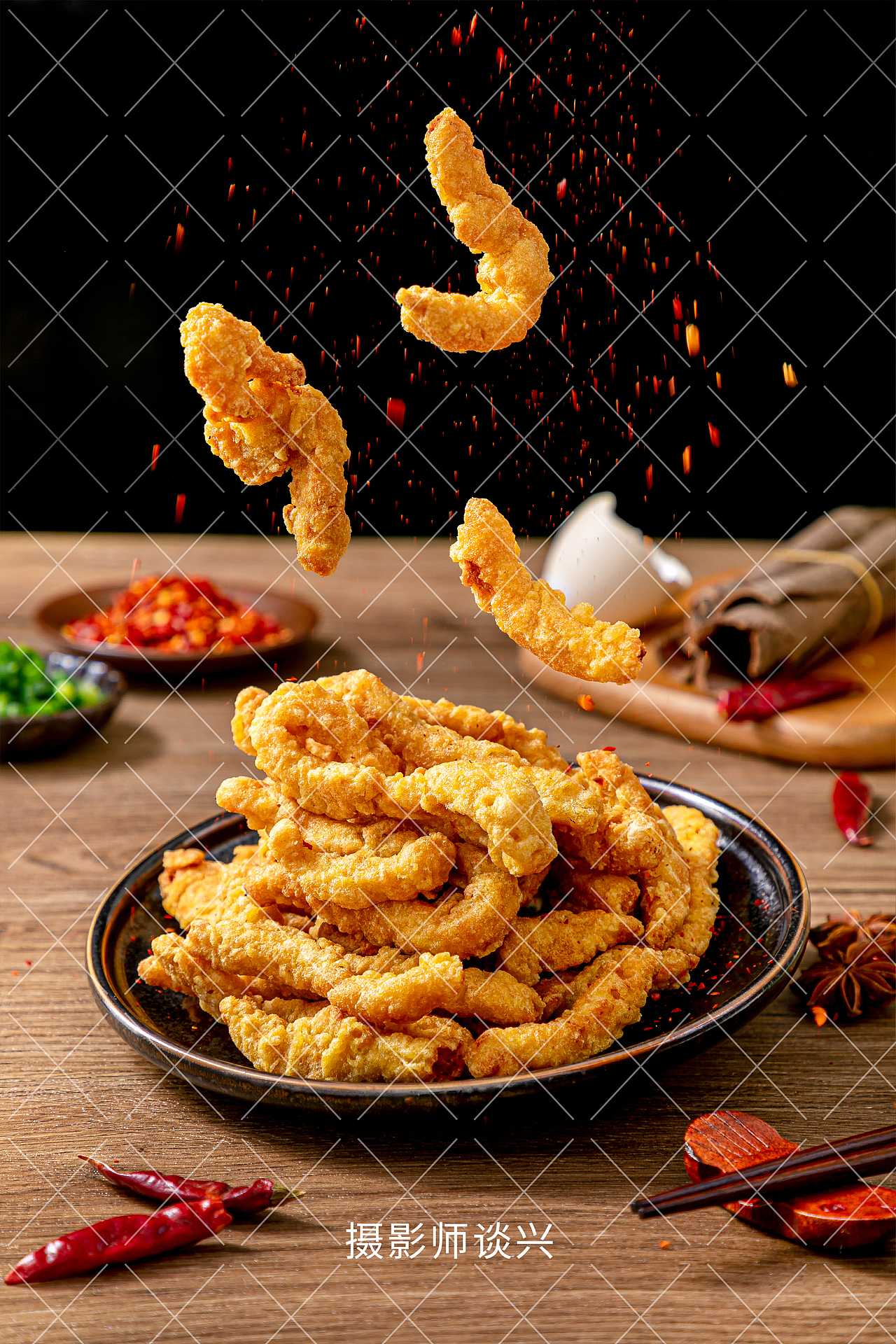 茶油谷鸭 、鱿鱼、羊杂、五圆整鸡等湘菜 美食摄影