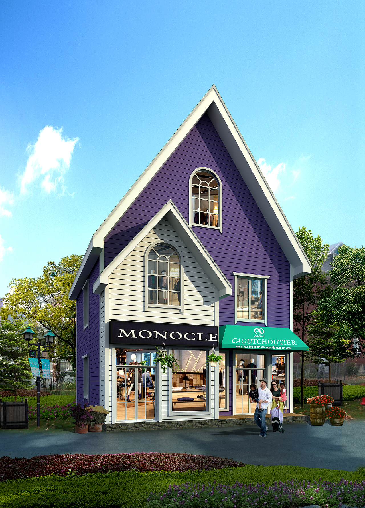 贵州省遵义市余庆县同心路建筑景观项目（图ZODAxMjgwNTI=） - 建筑设计 - 站酷设计师九层之台原创素材 - 站酷ZCOOL