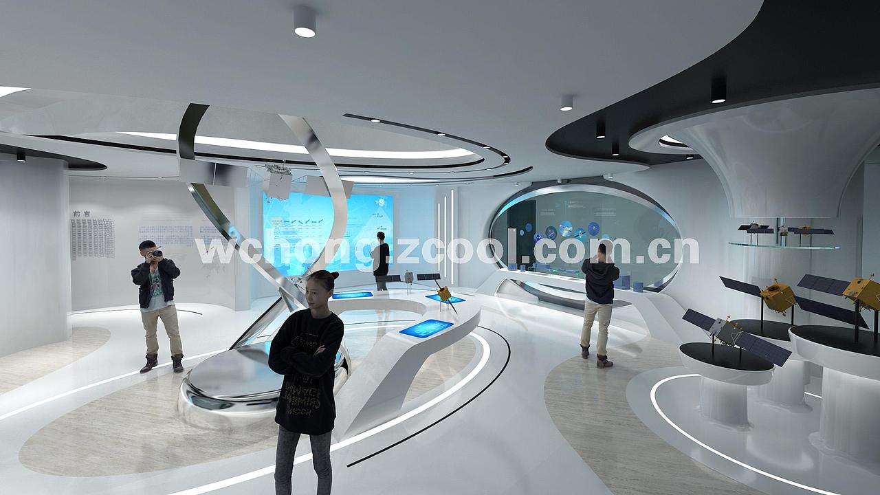 中国东方红卫星通信公司展厅设计
