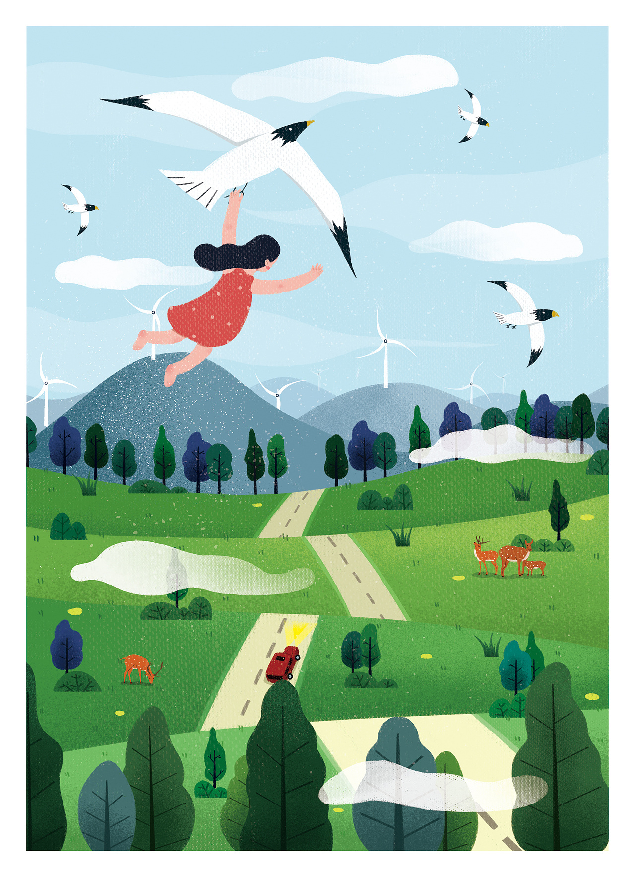 系列插画《远方》