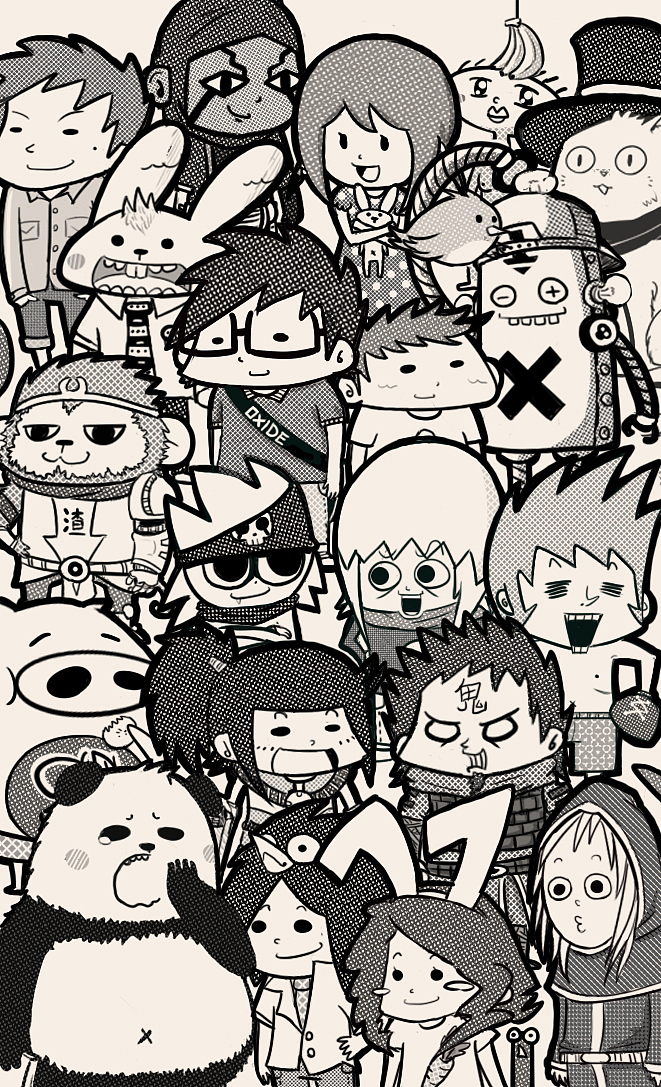 来一发自画像（图ZMjM4MjUyMTI=） - 单幅漫画 - 站酷设计师LxH脑空空原创素材 - 站酷ZCOOL