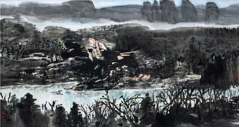 国画暑假班徐卫国老师国画作品