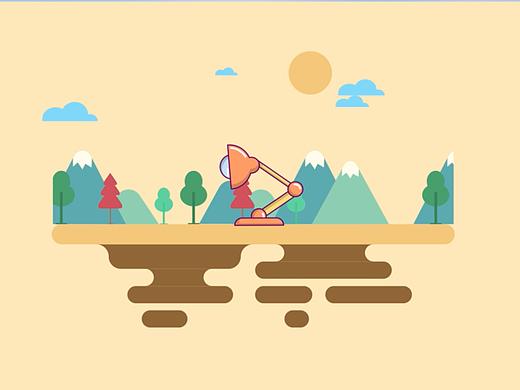 mg动画台灯的机械练习