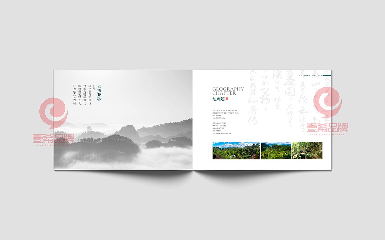 一希品牌设计--武夷山茶厂画册宣传册设计  
