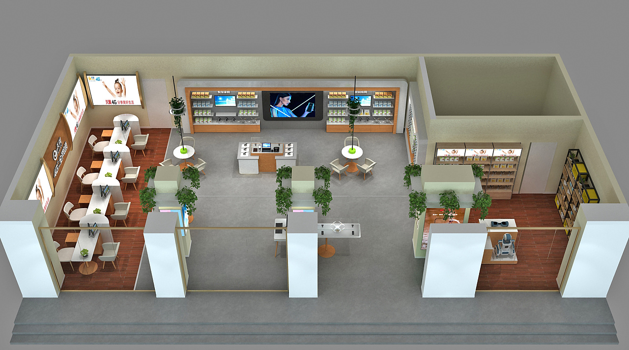 中国电信主营业厅设计