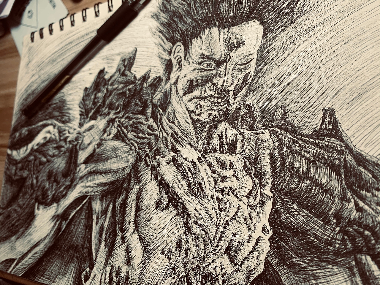 赤发鬼&只狼（图ZMjg2NjE3NzYw） - 创作习作 - 站酷设计师李路闻原创素材 - 站酷ZCOOL