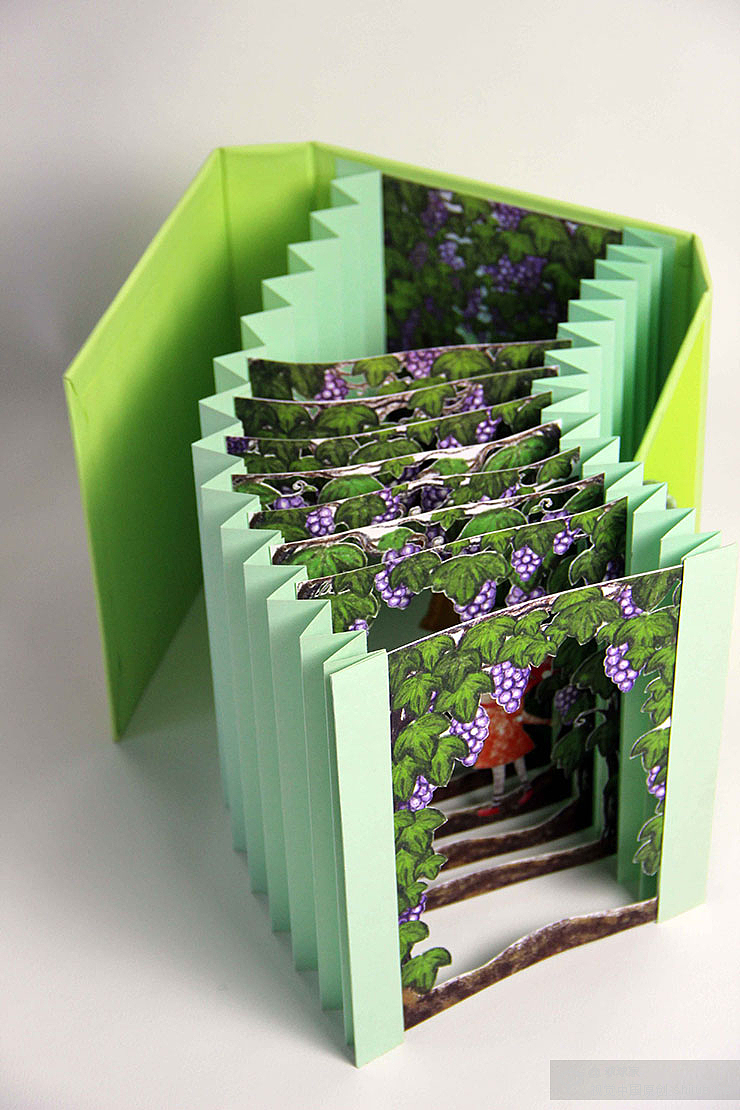 《采葡萄》立体书