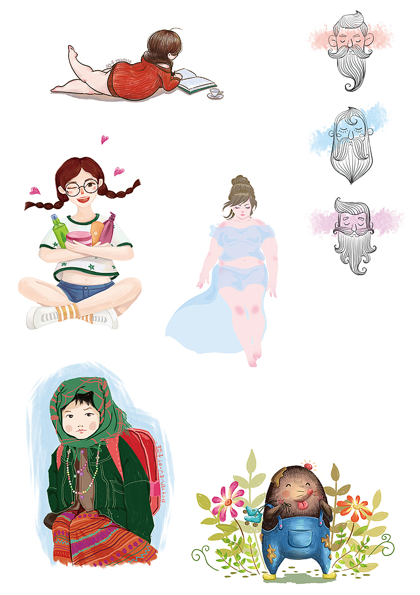2016插画总结（图ZNjgzMTM0MDA=） - 商业插画 - 站酷设计师璇子_XUANZI原创素材 - 站酷ZCOOL