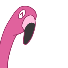 一只爱工作的火烈鸟，微信职场表情（图ZMTgwODEzMzQ0） - 网络表情 - 站酷设计师shelly杨原创素材 - 站酷ZCOOL