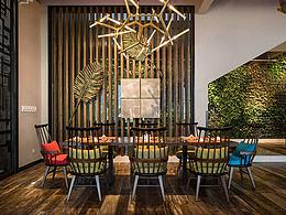 重庆花园餐厅设计-重庆花园餐厅装修公司-古兰装饰