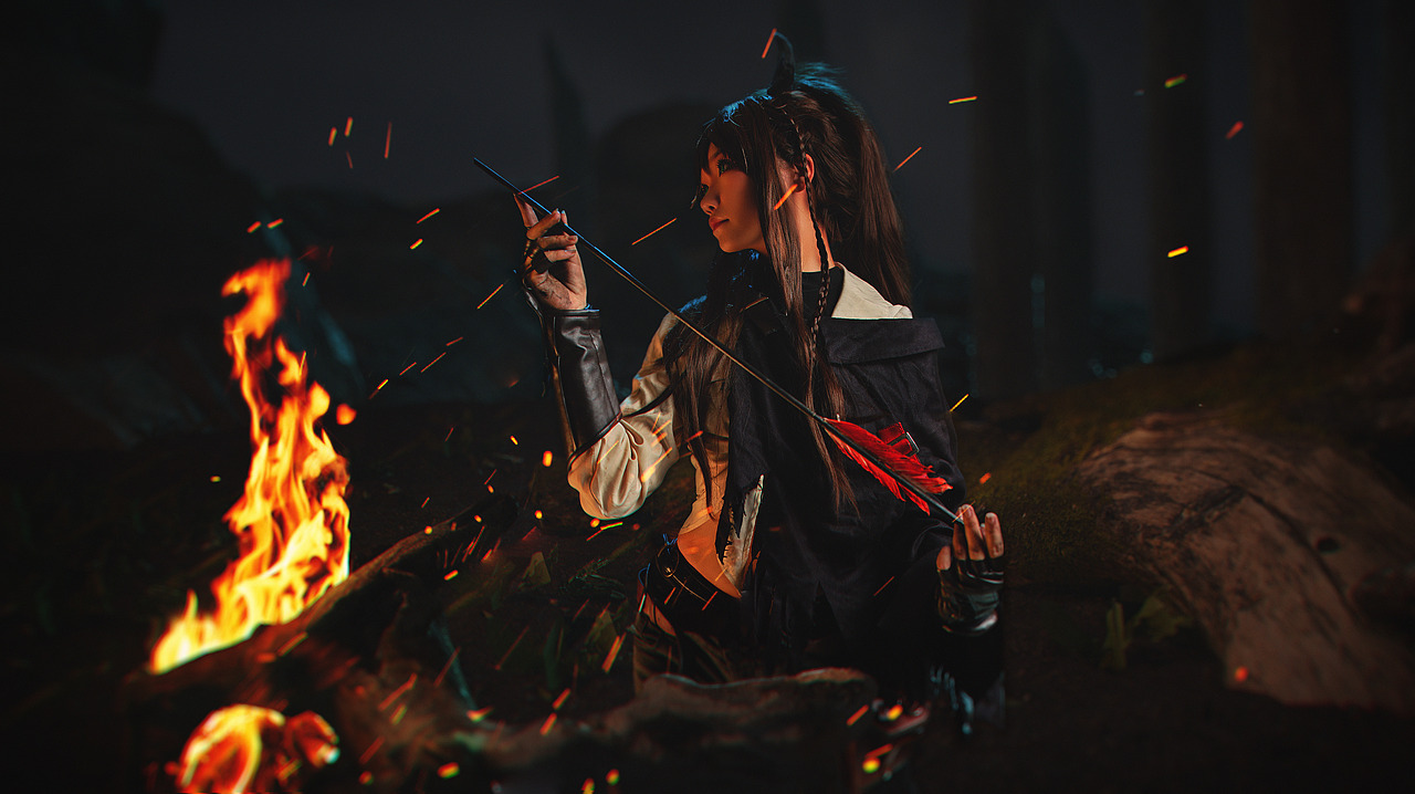 采用 场景建模 ps合成实现的 cos大合成0|0|87原创作品/三维/人物