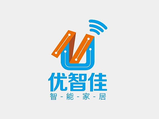 智能家居 logo设计 商标设计 标志设计  vi设计 品牌