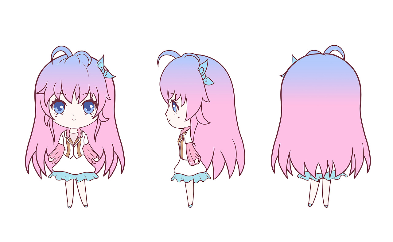 手办模型三视图