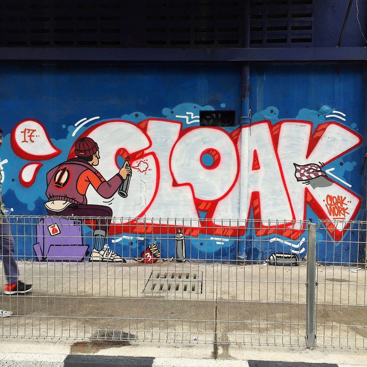 马来西亚cloak街头涂鸦独具风格的创作【国外精选】