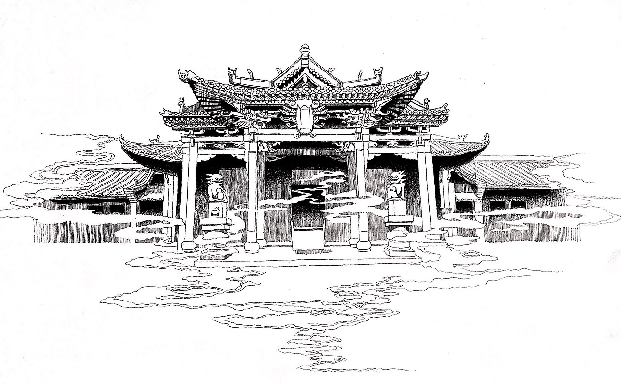 【笔尖上的亭台楼阁】（图ZMTc0MjIyNDAw） - 绘本 - 站酷设计师虎行风捷原创素材 - 站酷ZCOOL