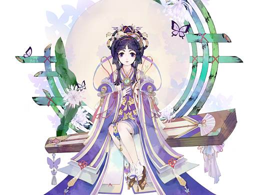 百绘罗衣-辉夜姬-蝶隐昙华