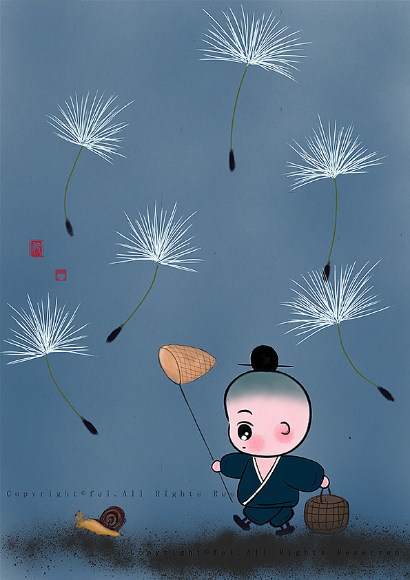 原创插画·了尘小道士