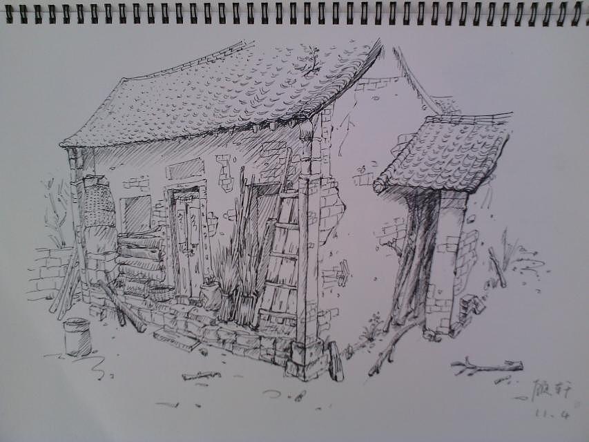 三门峡卢氏瓦窑沟写生