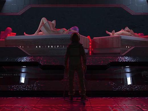 C4D宇航员场景搭建OC渲染