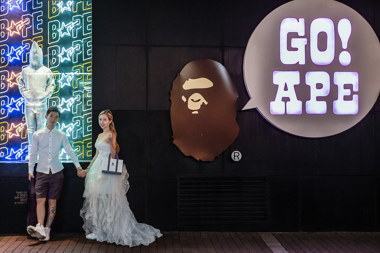 婚纱照 电影风格