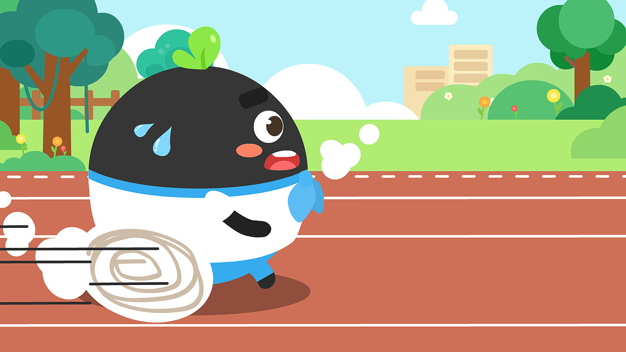 几何风儿童插画.方豆豆语文