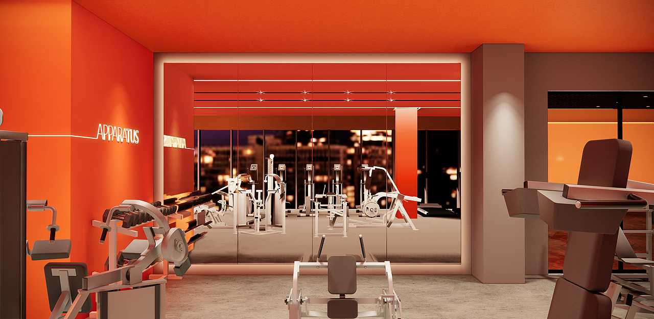 HGD 荭馆设计事务所—杭州· 珀莱雅健身房