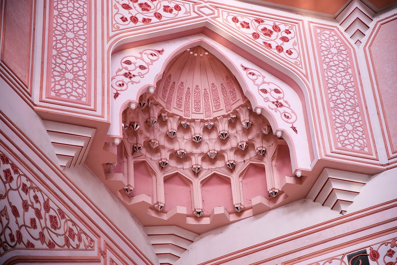 建筑摄影丨马来西亚 & 粉红清真寺（图ZMTYzMTg1NTg0） - 环境/建筑摄影 - 站酷设计师简术建筑空间摄影原创素材 - 站酷ZCOOL