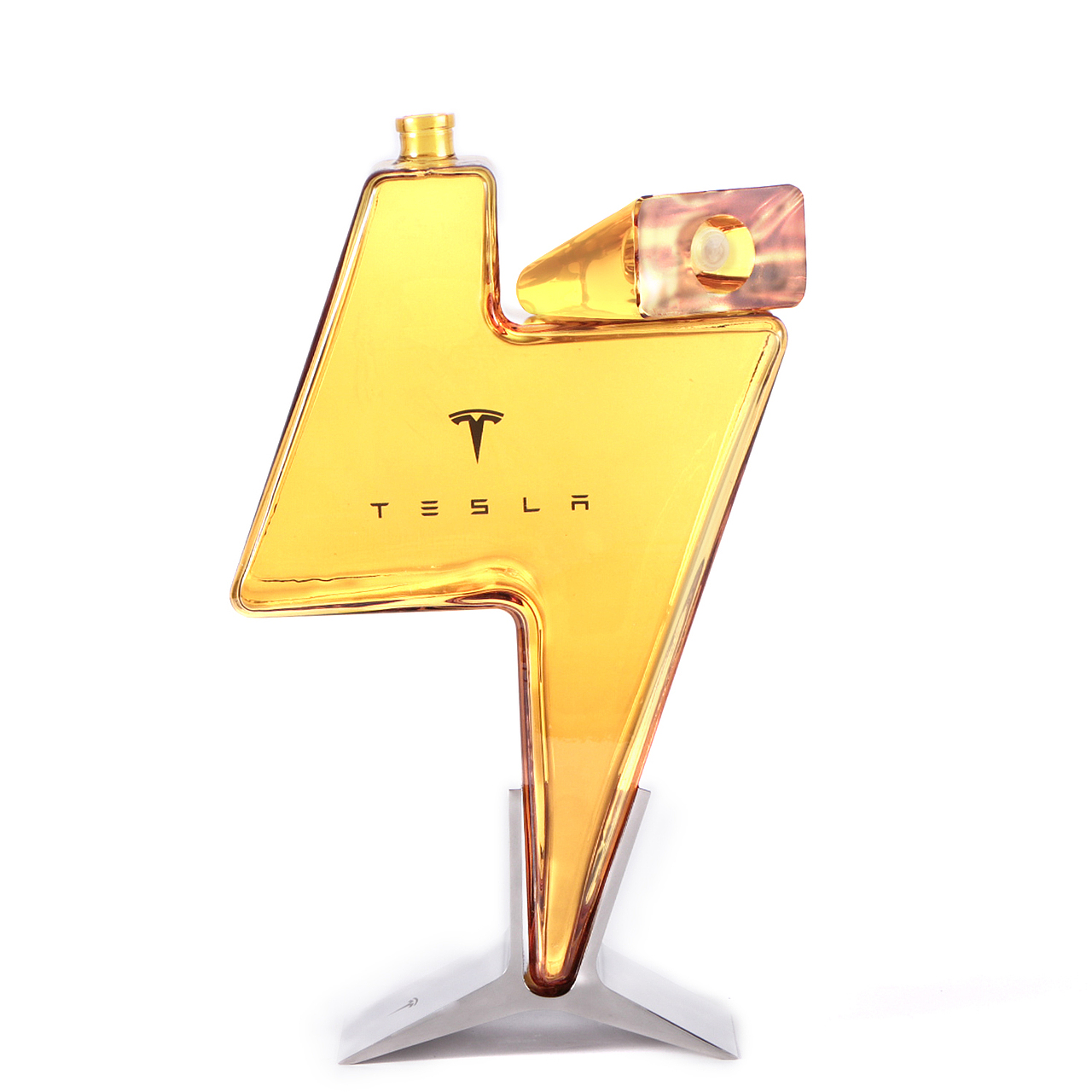 特斯拉酒瓶摄影