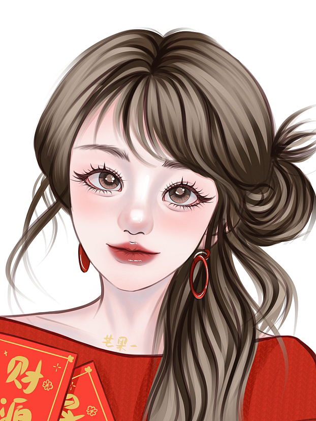 半厚涂真人头像转漫
