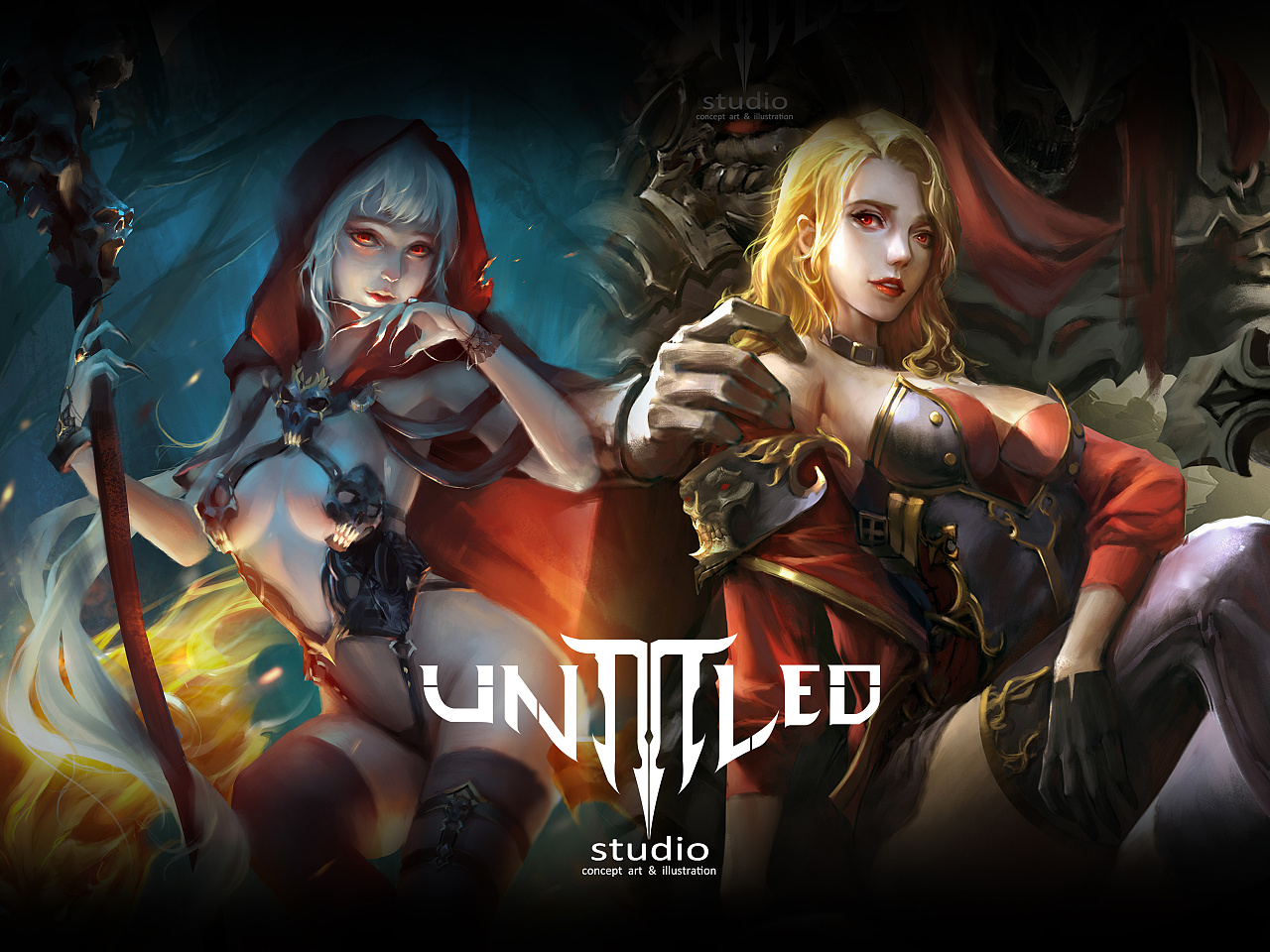 卡牌第四发~么么哒|插画|游戏原画|黑核残孽 - 原创作品 - 站酷