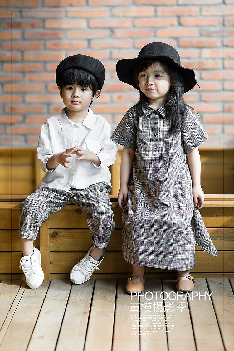 服装模特拍摄 童装网拍 服装中外童模网店上新图片拍摄