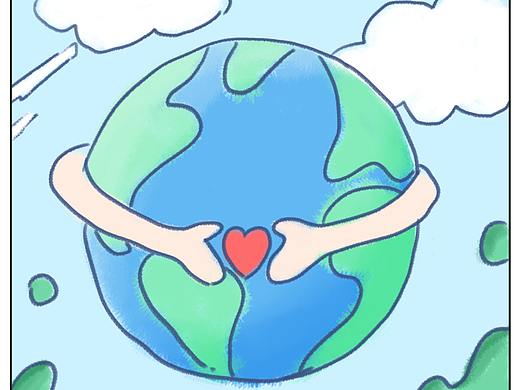 世界地球日（个人主页-ZNTYxOTAxNjA=） - 商业插画 - 站酷设计师水浅葱7原创素材 - 站酷ZCOOL