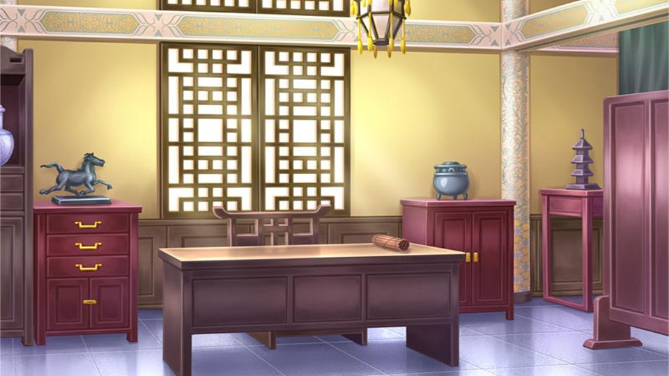 【场景 - 原画】书房|插画|游戏原画|银雪胜苓洁 - 临摹作品 - 站酷