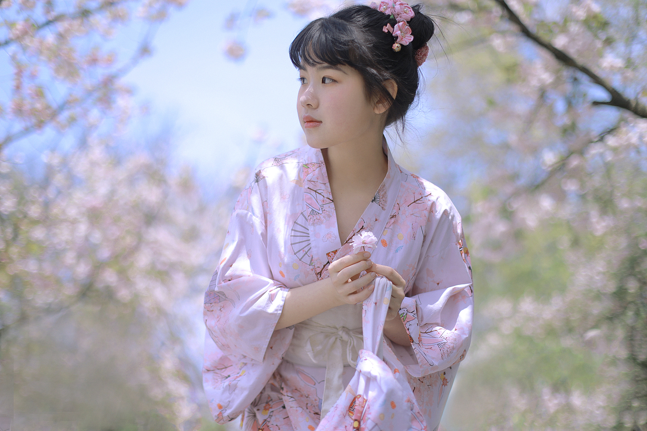 樱花树下（图ZMjUyODAwNTg0） - 人像摄影 - 站酷设计师太阳酱Catnip原创素材 - 站酷ZCOOL