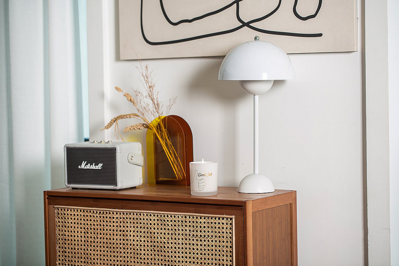 民宿风香薰蜡烛拍摄案例