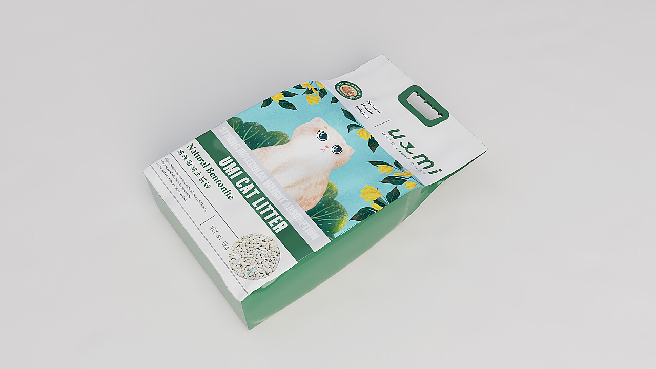 《UMI》猫粮品牌设计,于好品质中碰撞美感和温度。