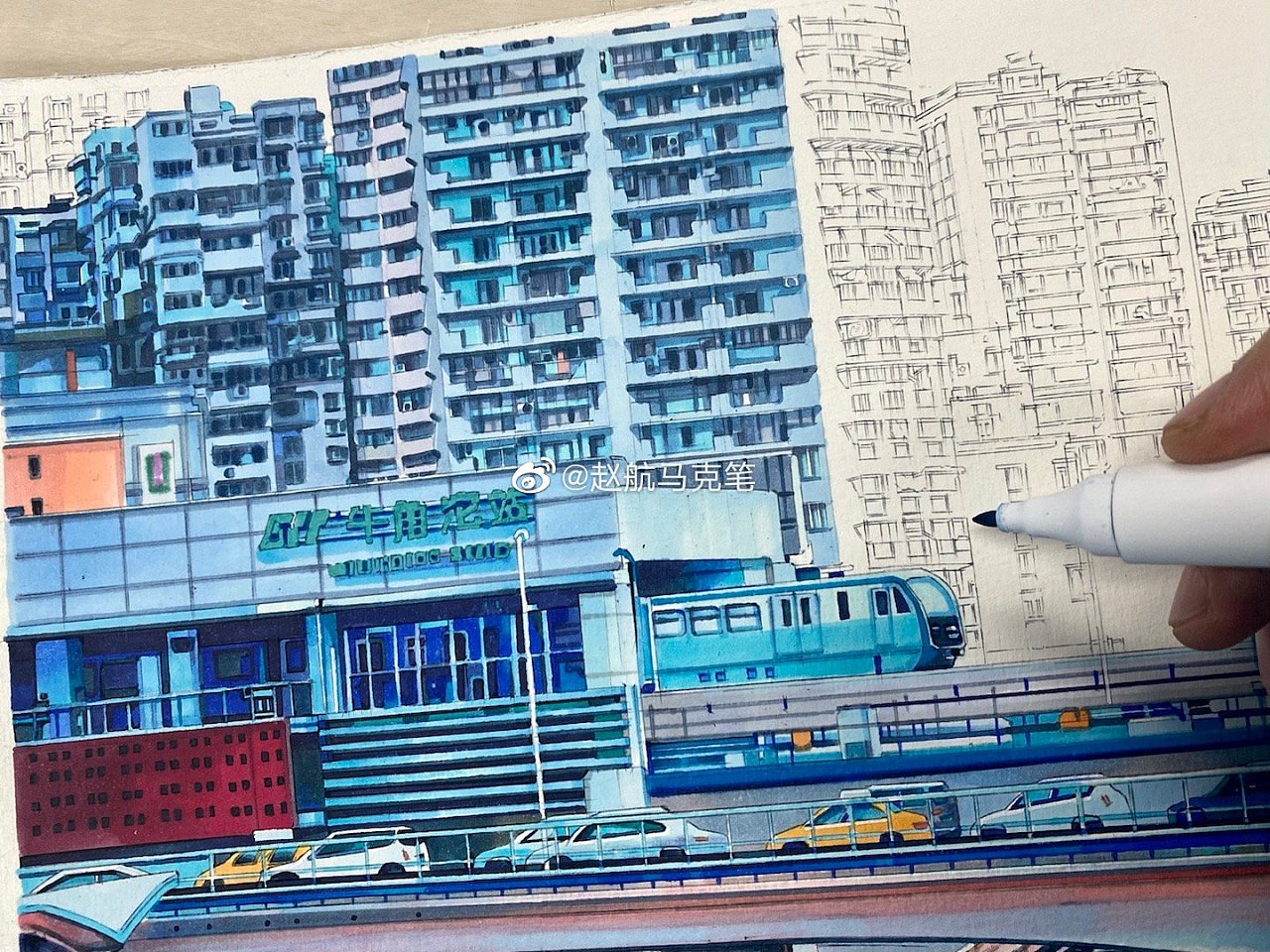 重庆牛角沱轻轨站