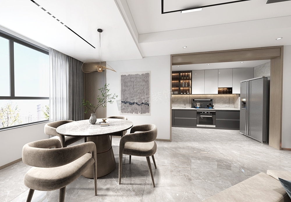 龙湖紫云台千山阅装修,现代简约风格设计方案,天古装饰