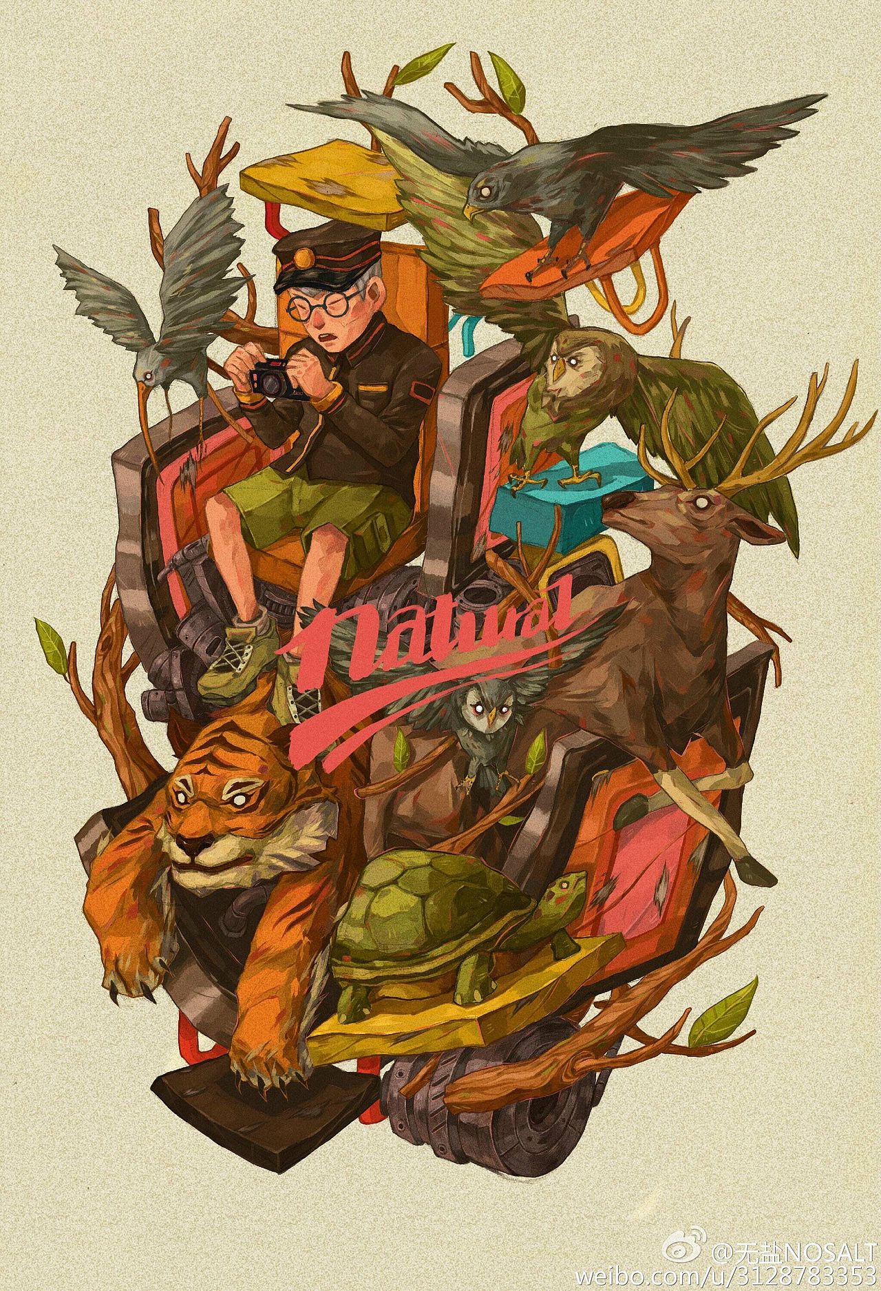 插画~（图ZMzgxNDUzNzY=） - 商业插画 - 站酷设计师NOSALT原创素材 - 站酷ZCOOL