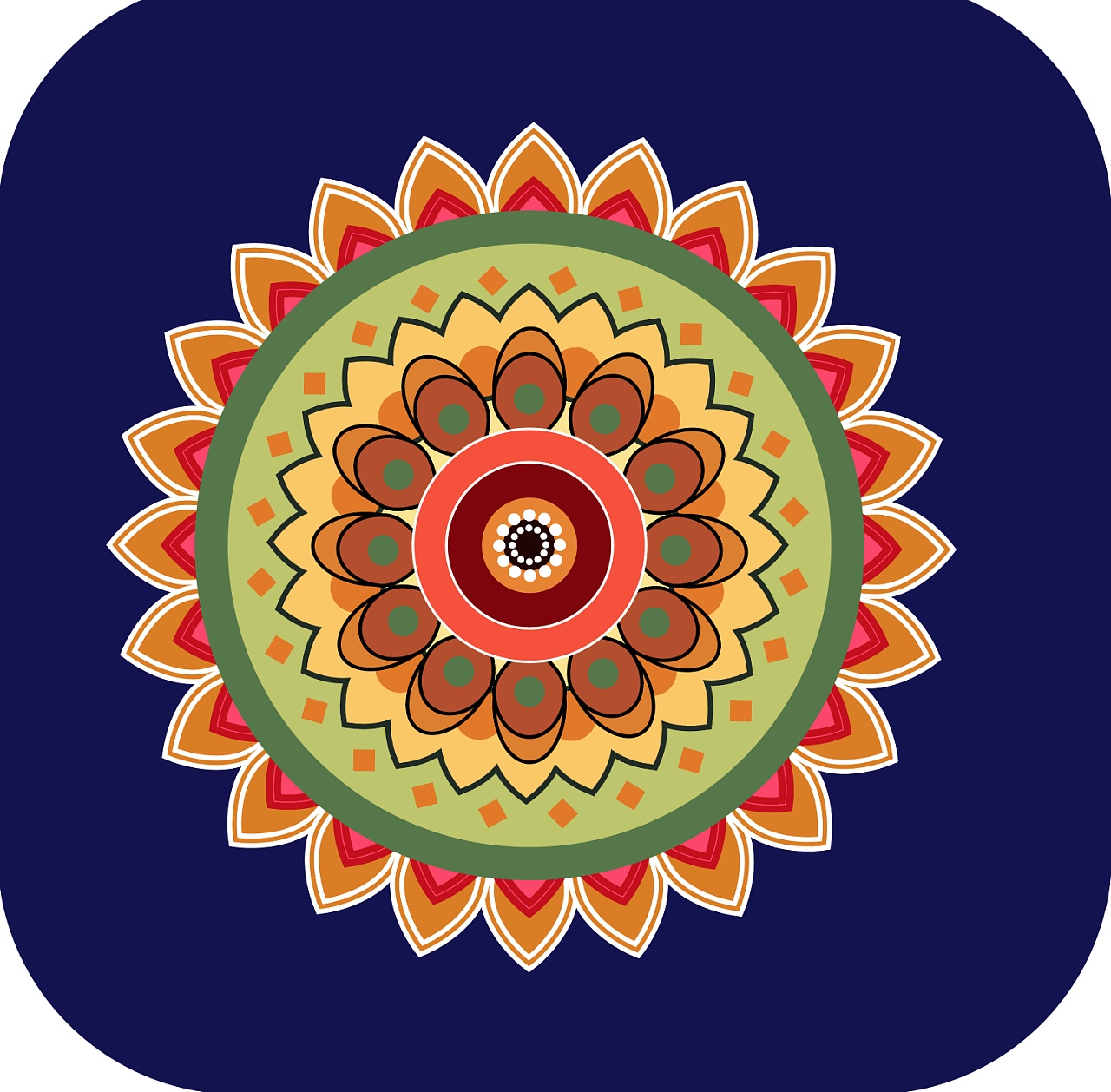 印度花纹系列图标